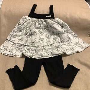 Calvin Klein 2Piece Floral Tunic & Leggings